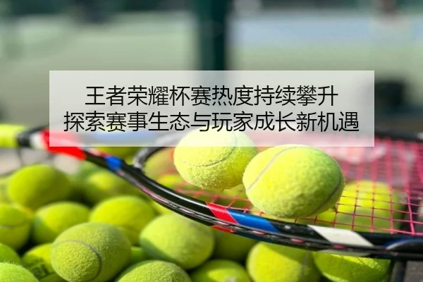 王者荣耀杯赛热度持续攀升 探索赛事生态与玩家成长新机遇