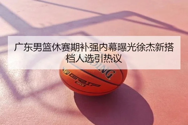 广东男篮休赛期补强内幕曝光徐杰新搭档人选引热议